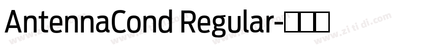 AntennaCond Regular字体转换
